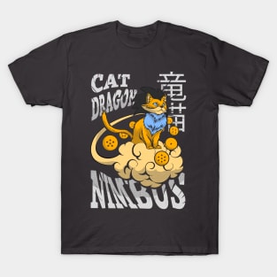 Cat Goku Dragon Nimbus T-Shirt